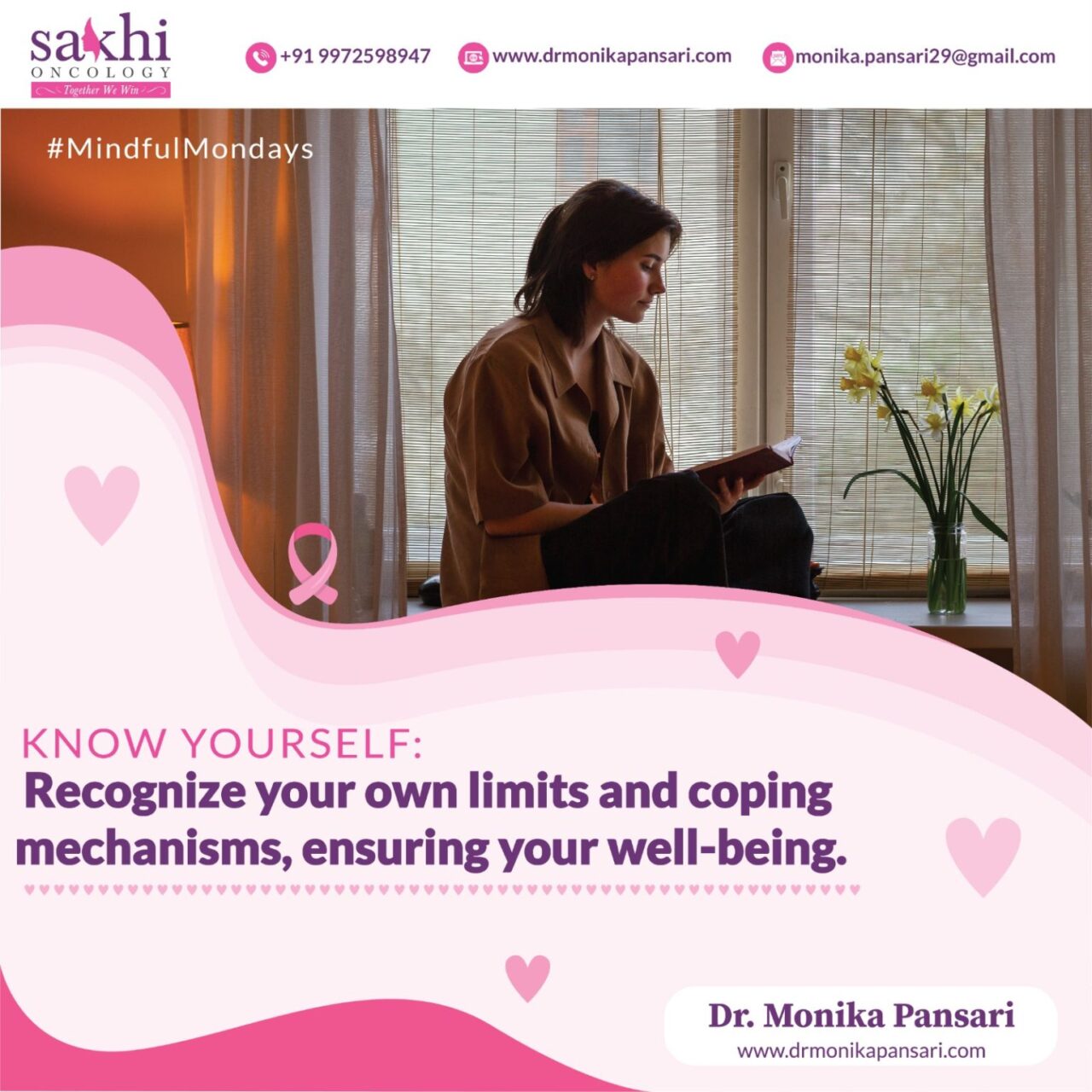 Monika Pansari: Recognizing your own limits and understanding your coping mechanisms is essential for maintaining well-being and preventing burnout