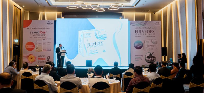 Syed Muhammad Areeb: Launch of two oncology products – Fulvedex and Temorel by Martin Dow Limited