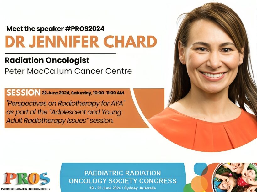 Meet the speaker at Paediatric Radiation Oncology Society 2024 Jennifer Chard