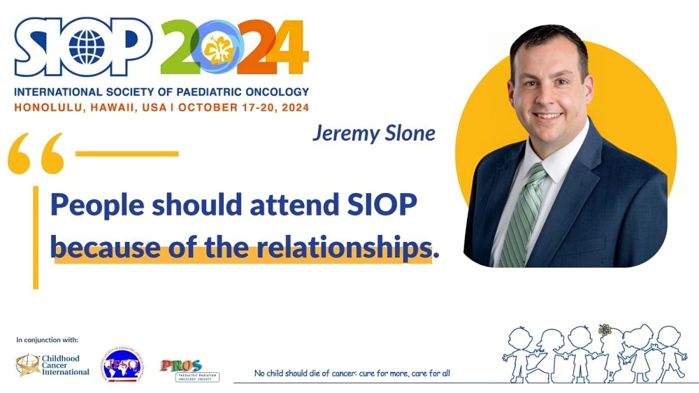 Jeremy Slone: People should attend SIOP because of the relationships