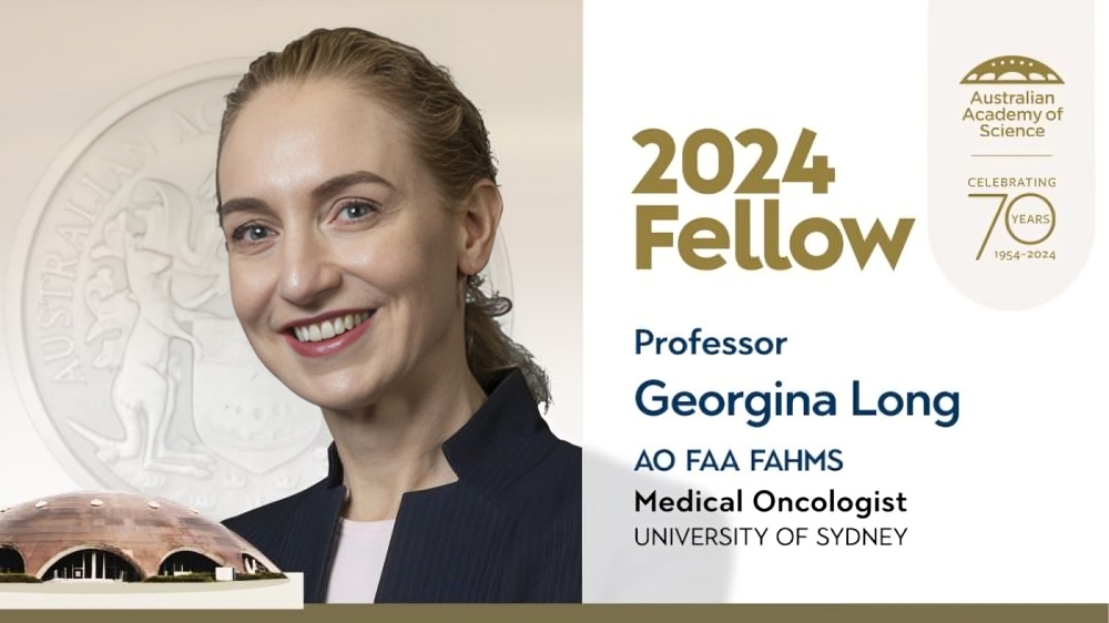 Georgina Long has been elected as a Fellow of The Australian Academy of Science – Melanoma Institute Australia