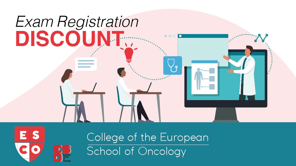 European School of Oncology members can request a grant to help towards the registration fee of selected oncology examinations!