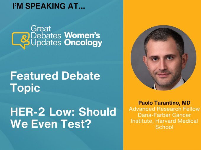 Paolo Tarantino: HER2-low: should we even test?