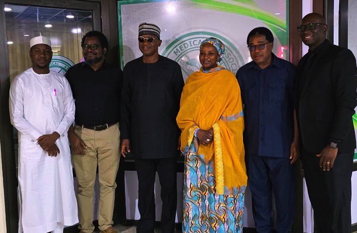 Dr. Zainab Shinkafi Bagudu paid a visit to the Nigerian Medical Association FCT center – Medicaid CF Programs
