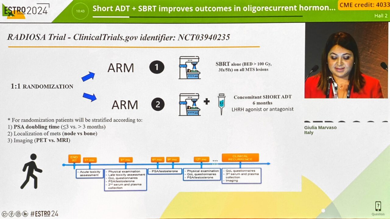 Piet Ost: RADIOSA trial at ESTRO24