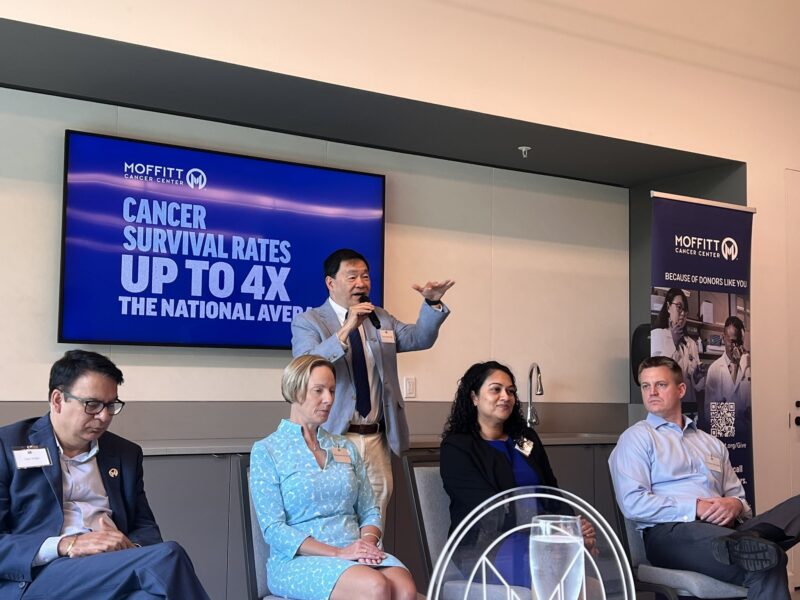 Patrick Hwu: Honored to speak at an educational luncheon Bonnet Springs Park