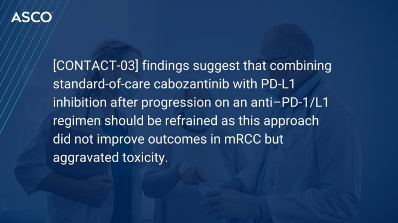 Research efforts exploring IO rechallenge after prior ICI exposure to understand its potential in mRCC - ASCO