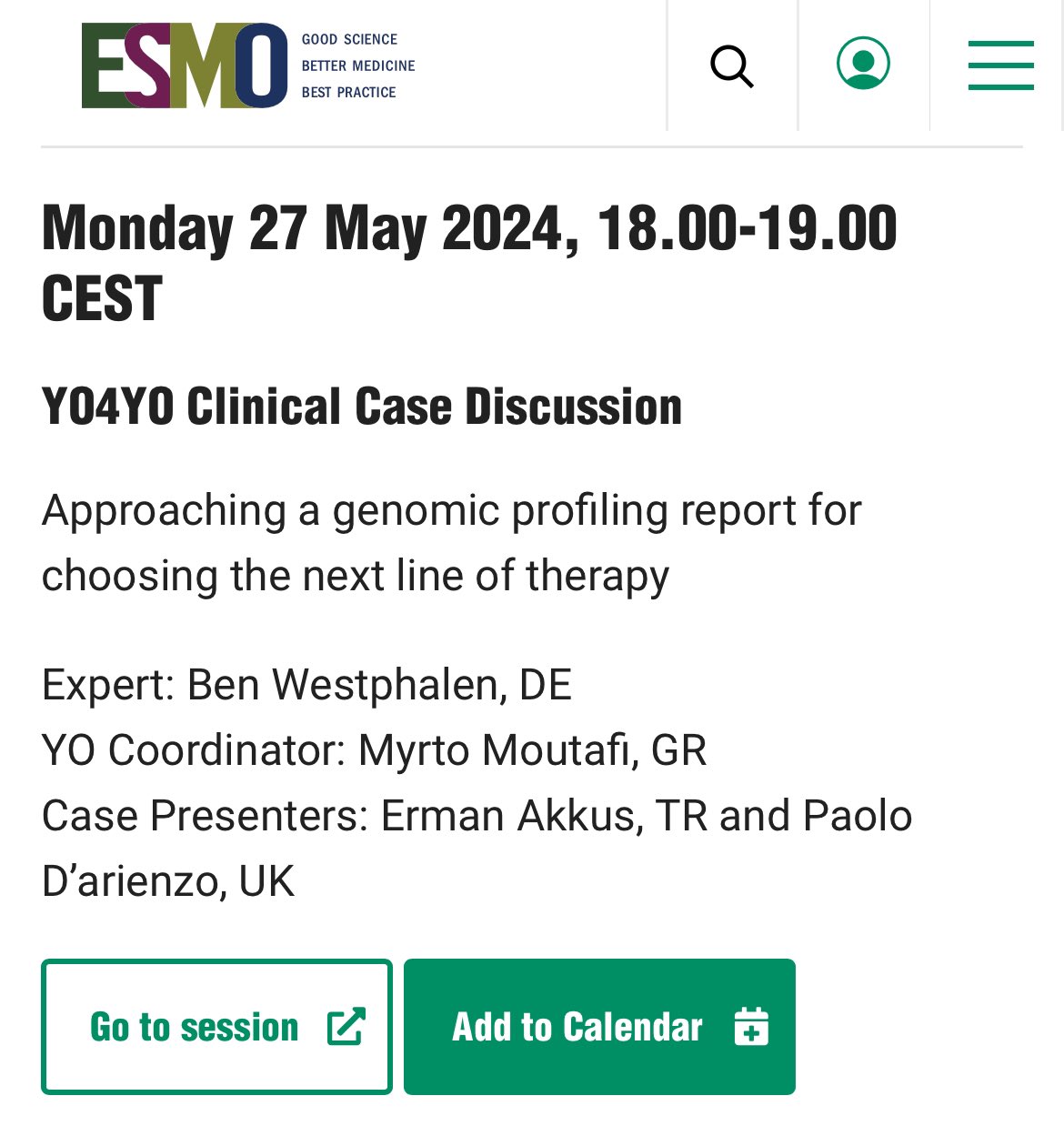 Erman Akkus: YO4YO Virtual Clinical Case Discussion session