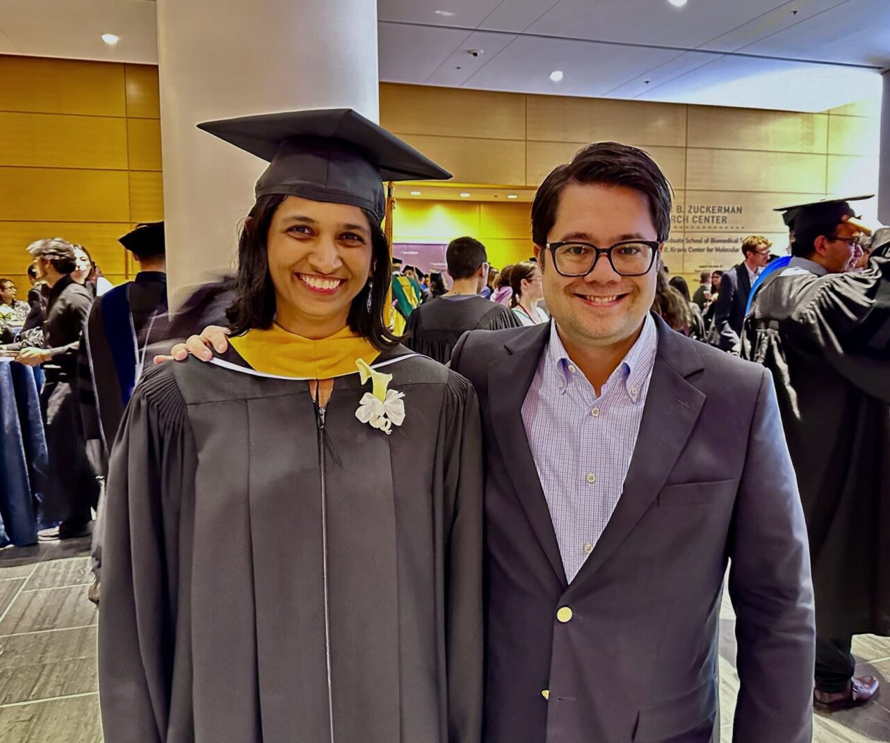 Urvi Shah: Excited to complete masters in clinical and translational cancer research as part of the K12 program