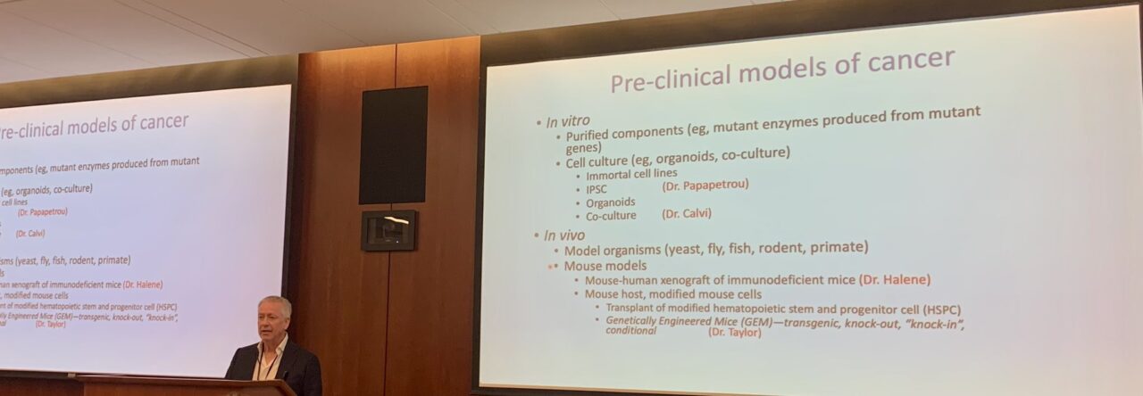 Justin Taylor: Peter Aplan discussing Preclinical Models of MDSsm