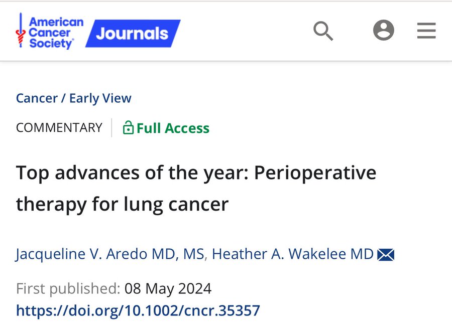 Yüksel Ürün: Top Advances of the Year in Perioperative Therapy for Lung Cancer