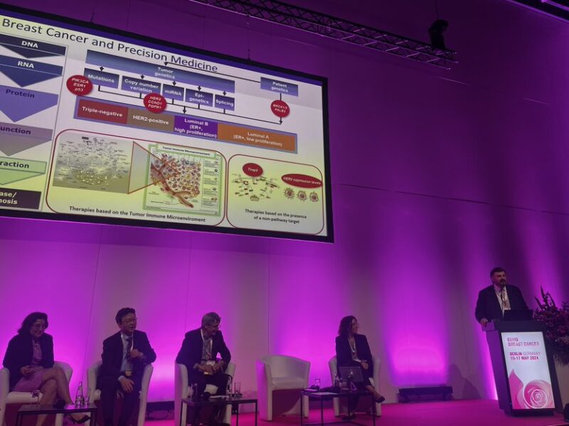 Federica Miglietta: Truly stimulating discussion by P.A. Fasching in the first Mini Oral Session at ESMOBreast24