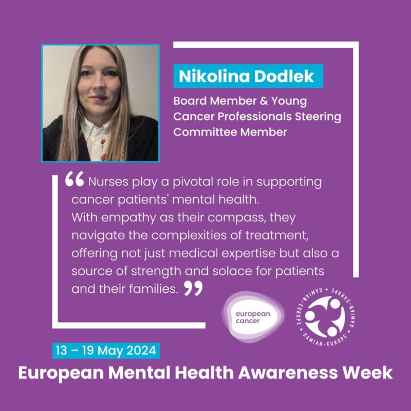 European Cancer Organisation is Celebrating the Healthcare Professionals Who Play a Pivotal Role in the Mental Well-Being of Cancer Patients