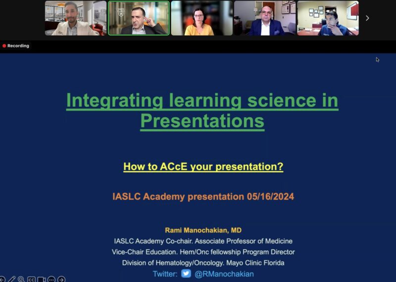 Eric K. Singhi: High-yield IASLC Academy session