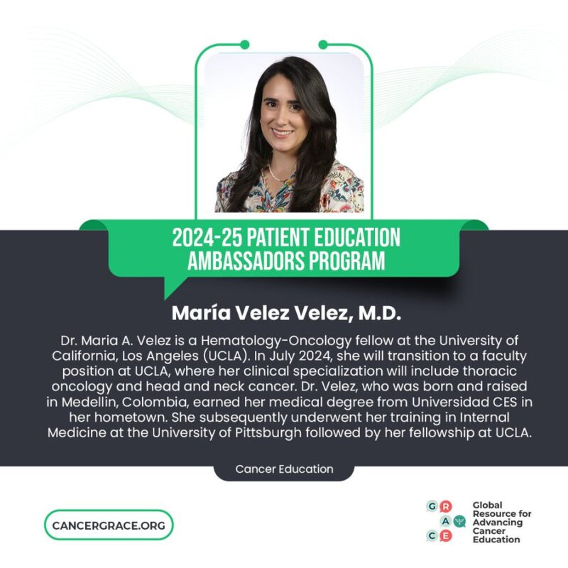 Dr. María Velez Velez’s Patient Education Ambassadors Program – GRACE
