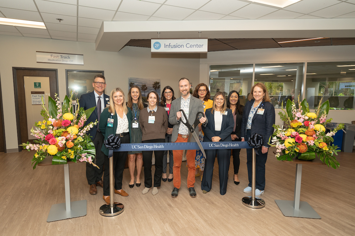 UC San Diego Health’s seventh infusion center is now open in Rancho Bernardo