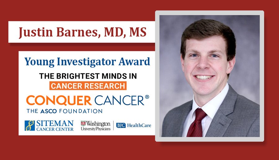 Congratulations to Justin Barnes for his Young Investigator Award!