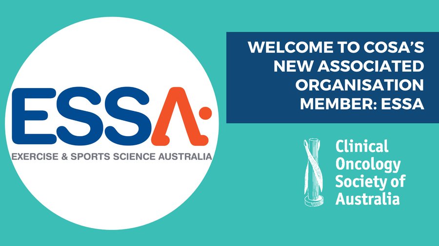 Nicolas Hart: ESSA become an Associate Member of The Clinical Oncology Society of Australia (COSA)