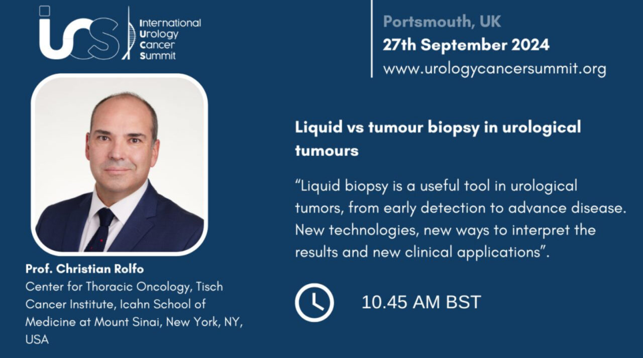 Liquid vs tumour biopsy in urological tumours – International Urology Cancer Summit