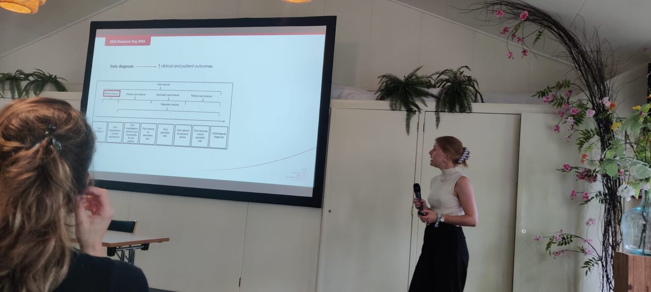 Emily Holthuis: I shared initial findings from the QUEST study during the Dutch Sarcoma Group Research Day