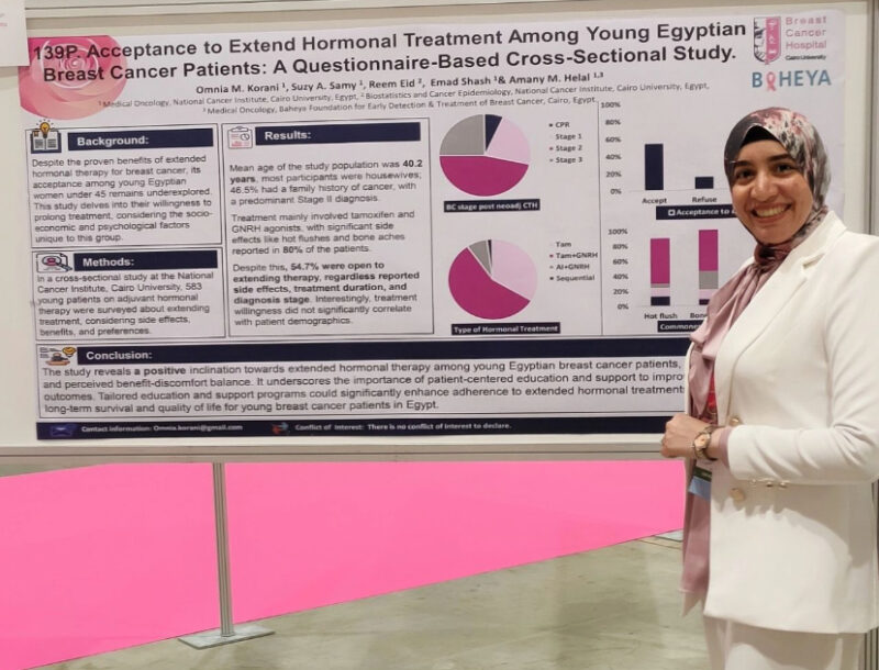 Omnia Korani: Our poster presentation has been accepted for the ESMO Breast 2024 conference