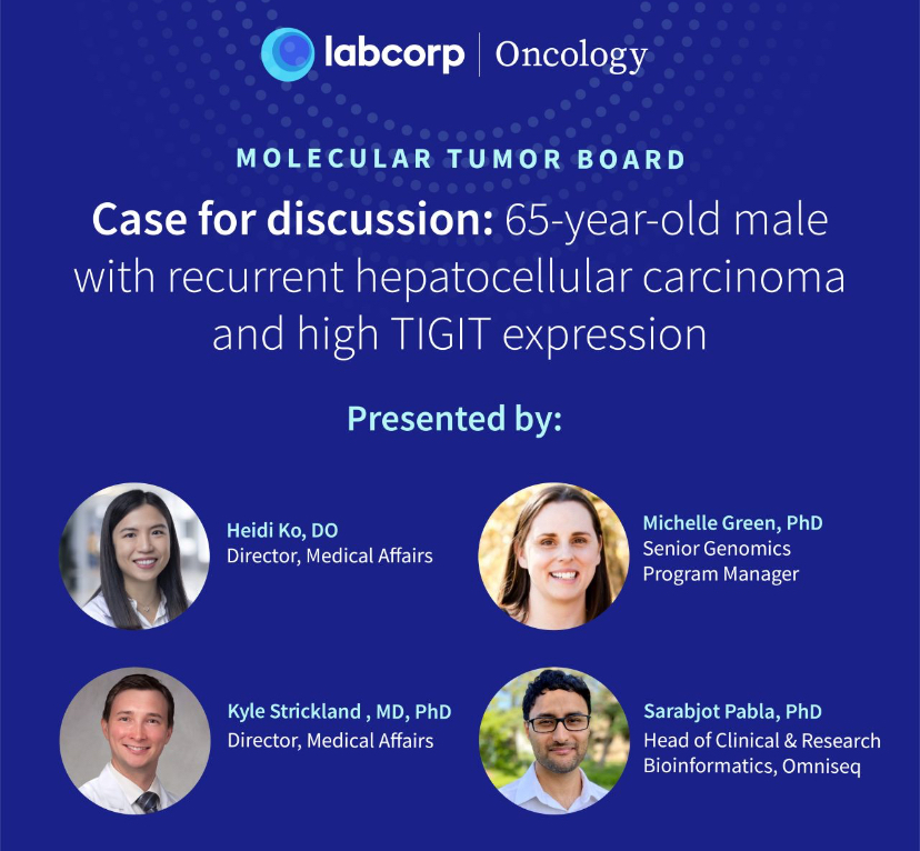 Sarabjot Pabla: Our latest molecular tumor board with a case of recurrent HCC