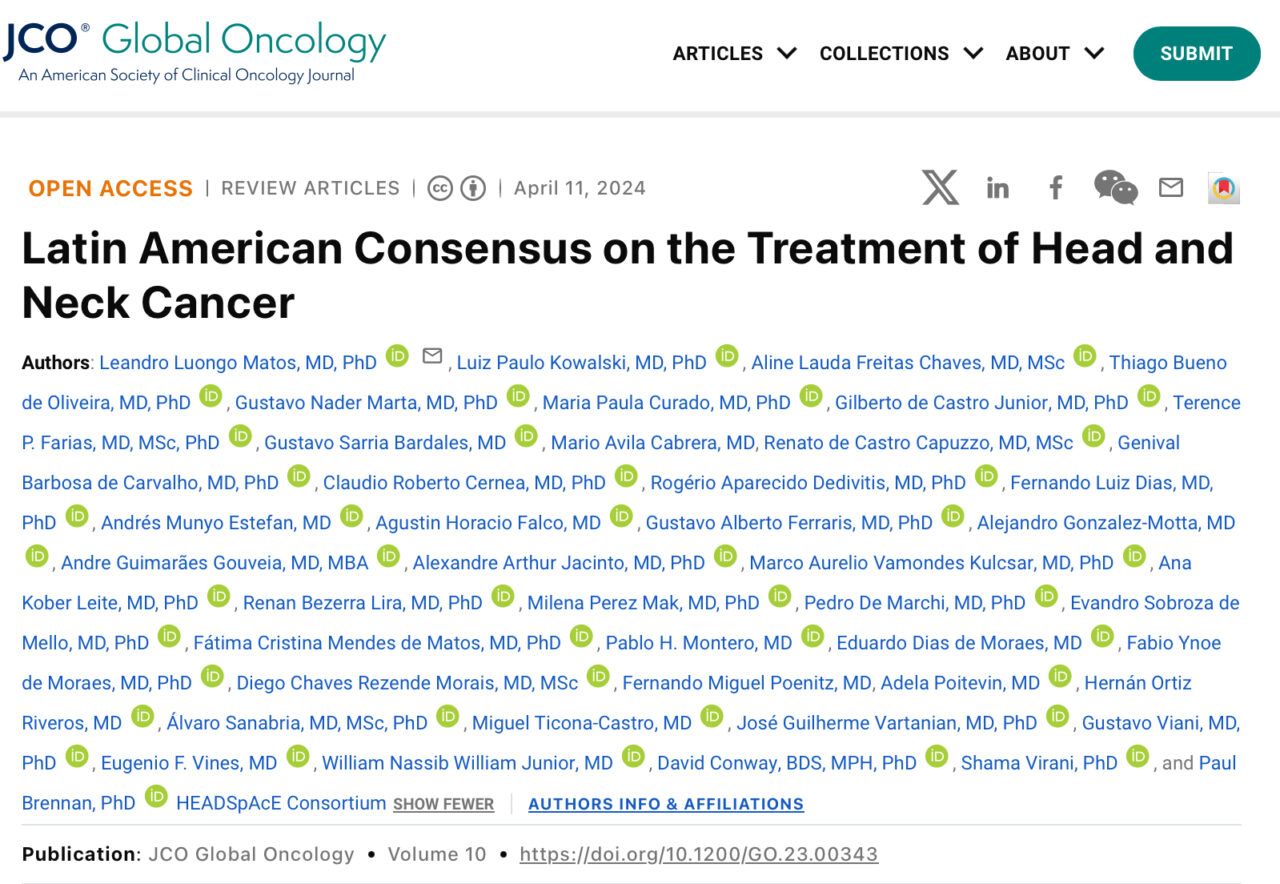 Daniel Castellano: Latin American Consensus on the Treatment of Head and Neck Cancer