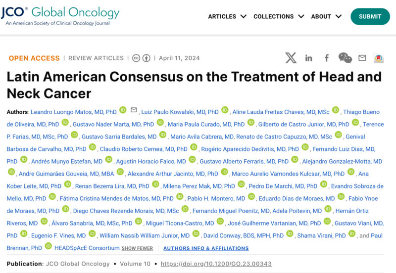 Daniel Castellano: Latin American Consensus on the Treatment of Head and Neck Cancer