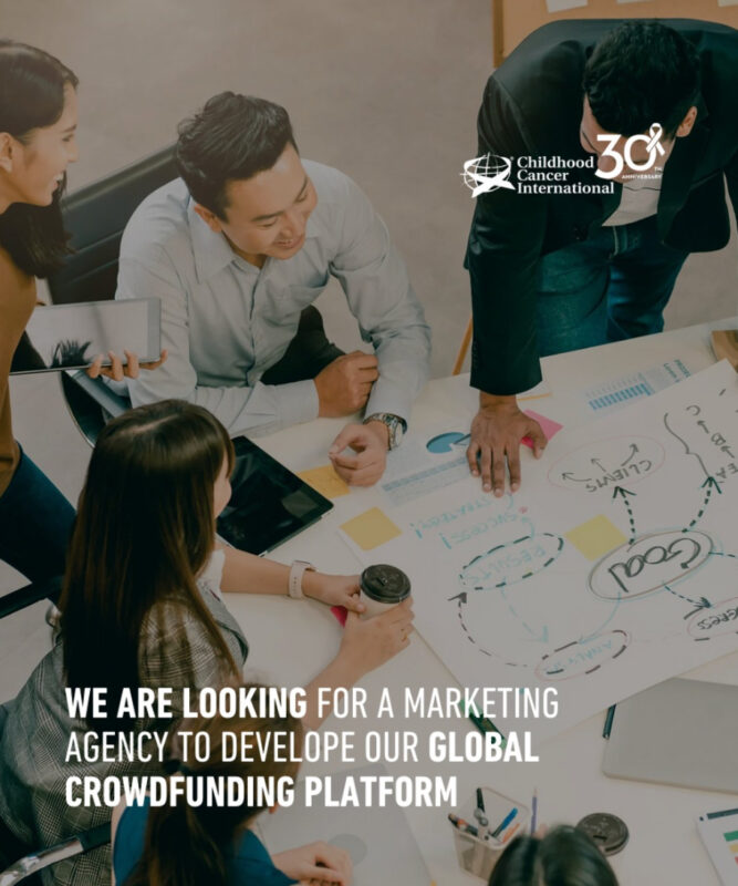 Childhood Cancer International is developing a global crowdfunding platform for childhood cancer projects