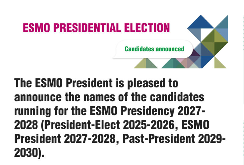 Stephanie Graff: Congratulations ⁦G Curigliano and Nadia Harbeck on the nominations for ESMO Presidential Election 2027-2028