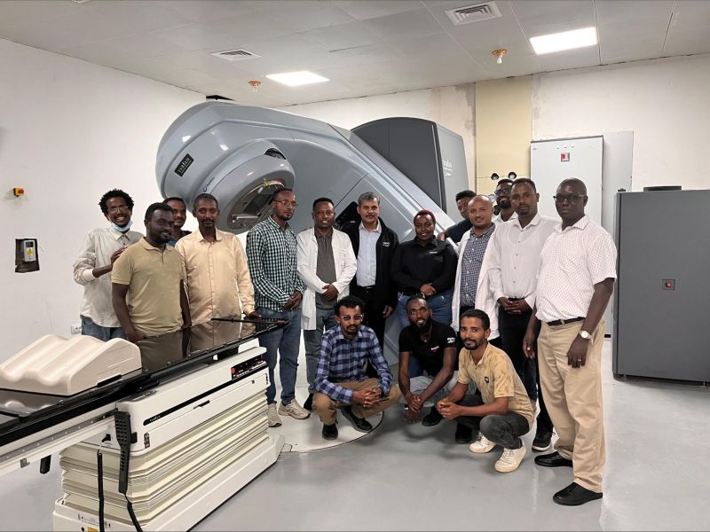 Luca Incrocci Foundation – Hawassa University Comprehensive Specialized Hospital treated the first cancer patient with radiotherapy