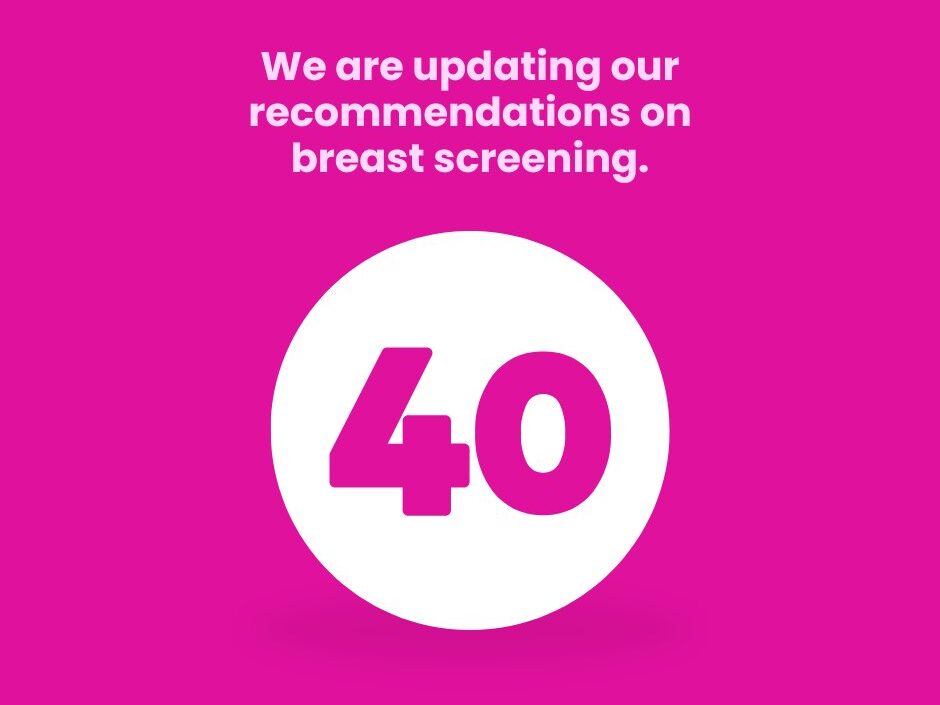 The Canadian Cancer Society is updating its position on breast screening