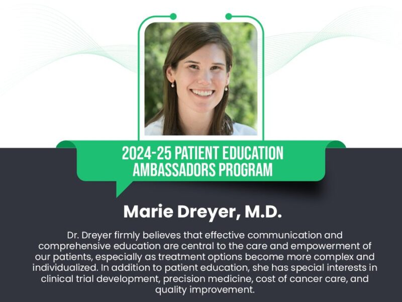 Meet Dr. Marie Dreyer – Patient Education Ambassador – GRACE