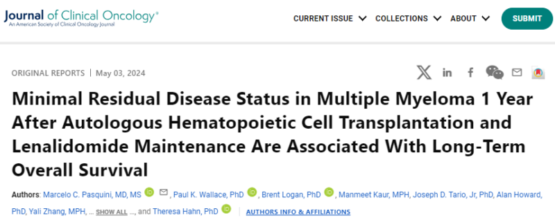 Myeloma Paper of the Day