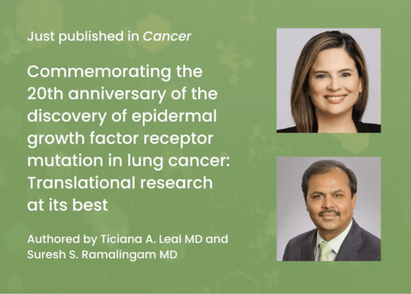 Christian Rolfo: Great editorial by Ticiana Batista and Suresh S. Ramalingam on 20 years of EGFR