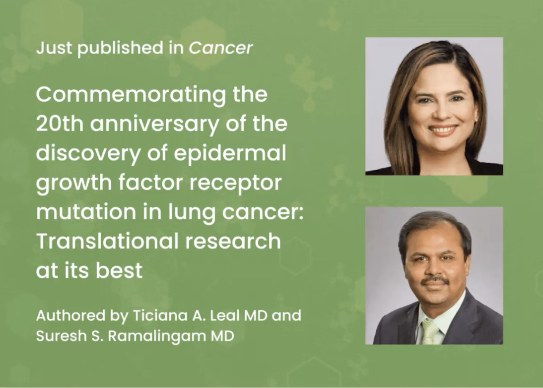 Christian Rolfo: Great editorial by Ticiana Batista and Suresh S. Ramalingam on 20 years of EGFR