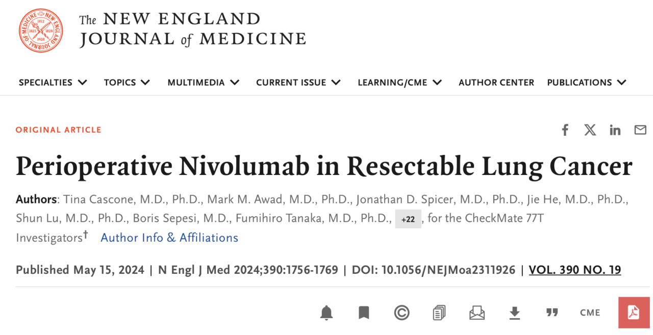 Jarushka Naidoo: Perioperative Nivolumab in Stage IIA-IIIB NSCLC