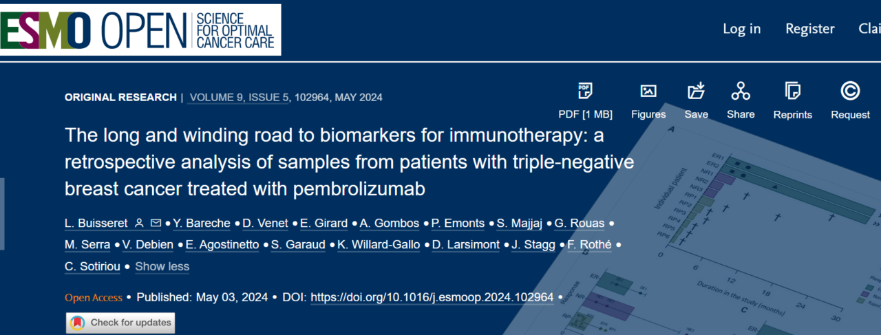 Elisa Agostinetto: The long and winding road to biomarkers for immunotherapy