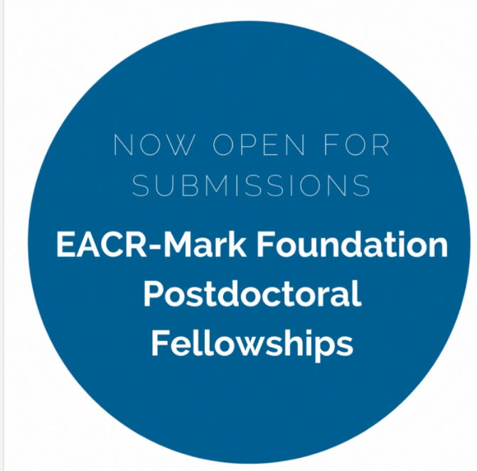 European Association for Cancer Research – Outline proposal submissions are now OPEN for EACR-The Mark Foundation for Cancer Research Postdoctoral Fellowships!