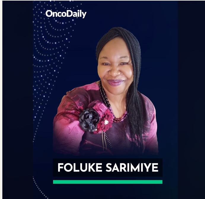 Foluke Sarimiye: My heartfelt appreciation to OncoDaily for this prestigious Yvonne Awards