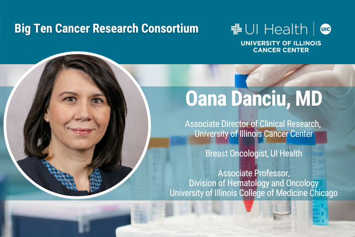 University of Illinois Cancer Center – The Big Ten Cancer Research Consortium has appointed Oana Danciu as chair of its Steering Committee