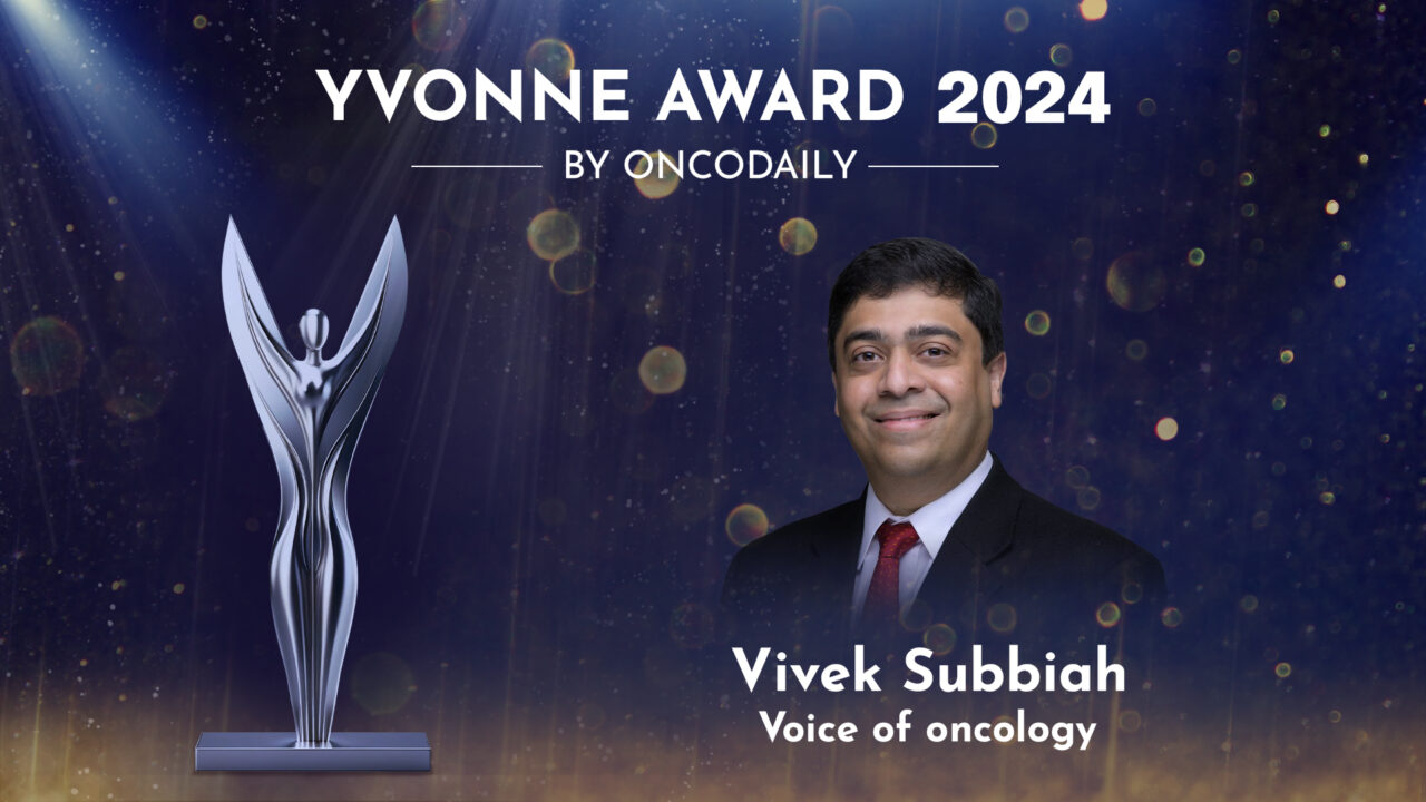 Vivek Subbiah Receives 2024 Yvonne Award in the Voice of Oncology Category