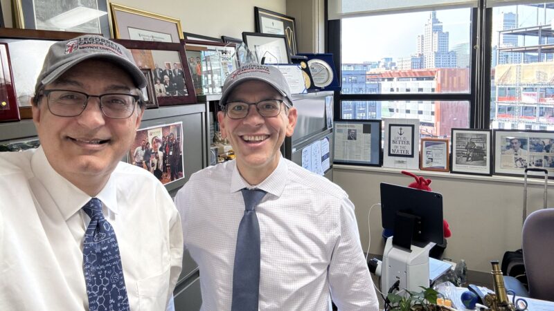 Wafik El-Deiry: Great research planning meeting with Dr. Benedito Carneiro