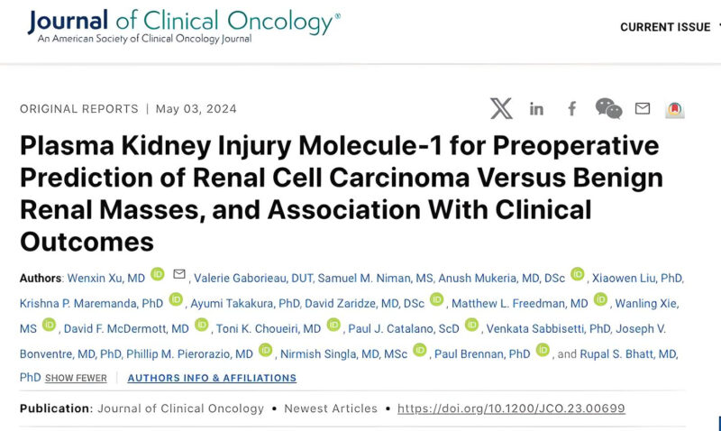 Yüksel Ürün: Excellent research on plasma Kidney Injury Molecule-1