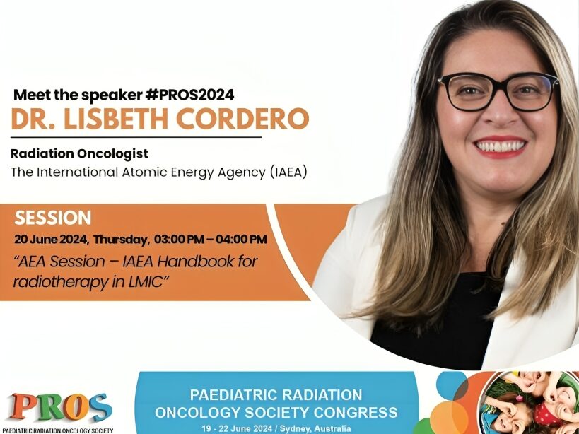 Thrilled to introduce Lisbeth Cordero as part of the speakers at Paediatric Radiation Oncology Society 2024