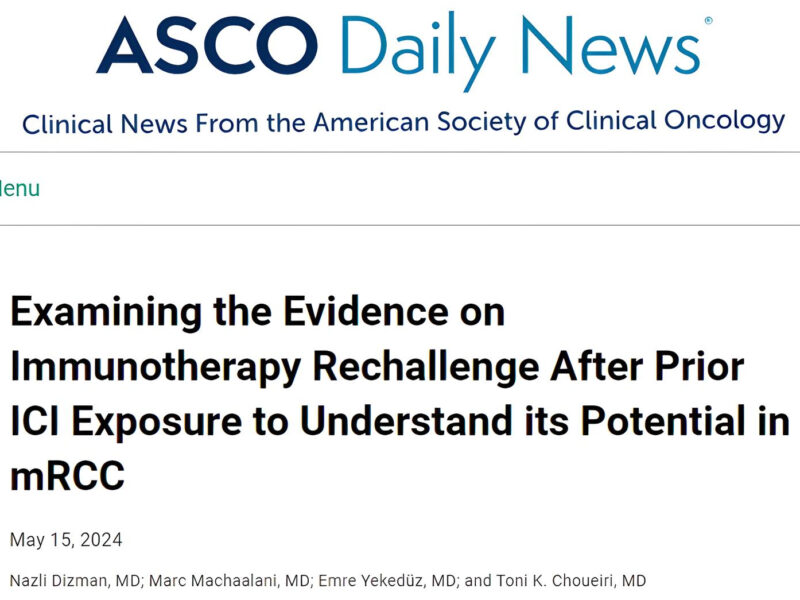 María Natalia Gandur Quiroga: New insights on immunotherapy rechallenge in mRCC