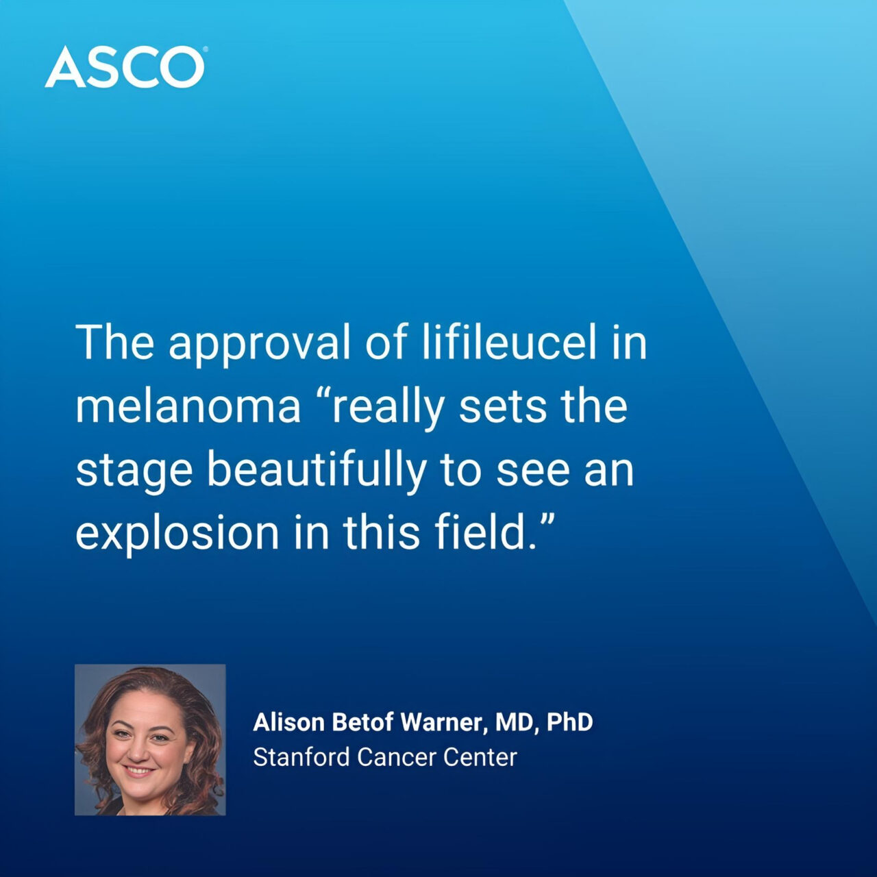 An ASCO 24 Educational Session will review accelerated approval of lifileucel in advanced melanoma