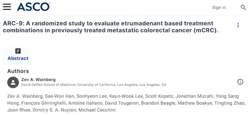 Combination therapy significantly improves outcomes for patients with metastatic colorectal cancer - UCLA Health