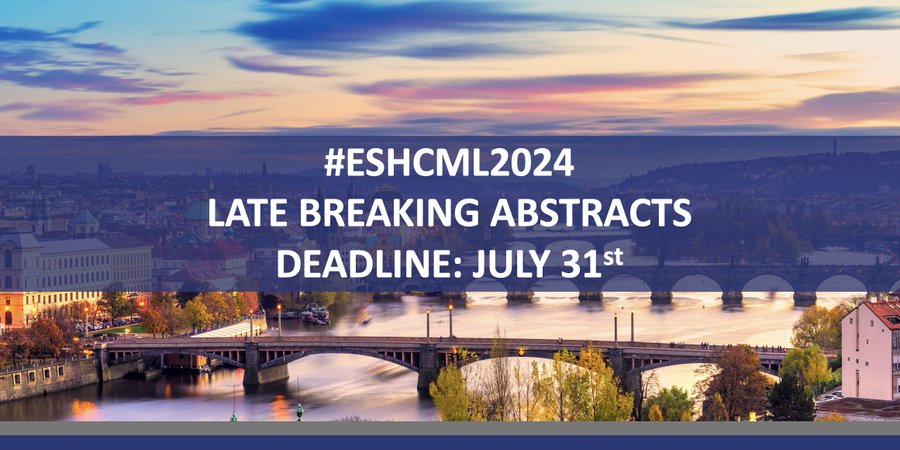 European School of Haematology – Late Breaking abstract submission for ESHCML2024!