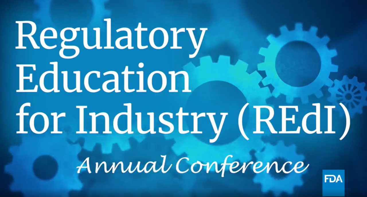 The 13th annual Regulatory Education for Industry (REdI) by FDA